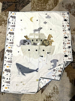 Load image into Gallery viewer, Whole Cloth Baby Quilt - Custom
